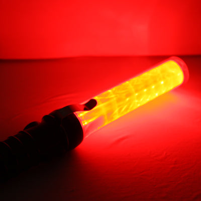 Safety Traffic 3-Mode Control Red LED Baton with Alarm Function, Length: 52cm, Length: 52cm