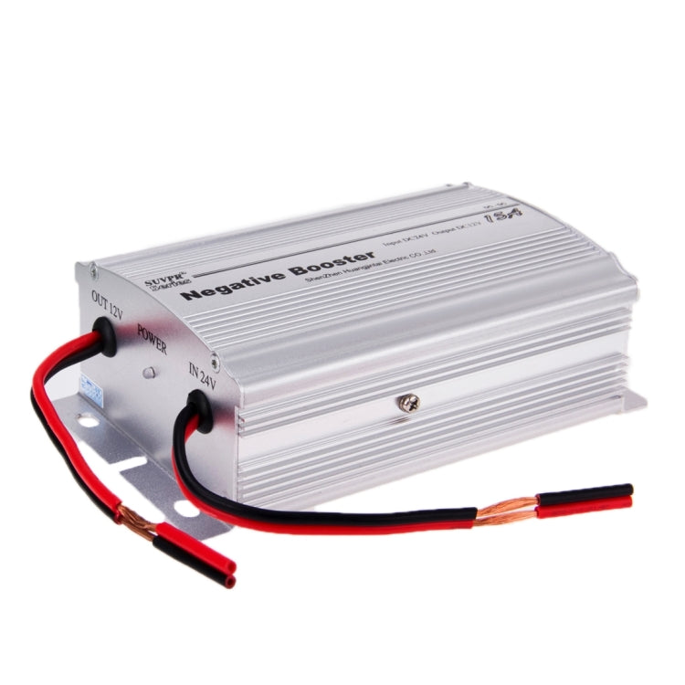 SUVPR RF-15A DC 24V to 12V Car Negative Booster Power Inverter Adapter, 15A DC 24V to 12V