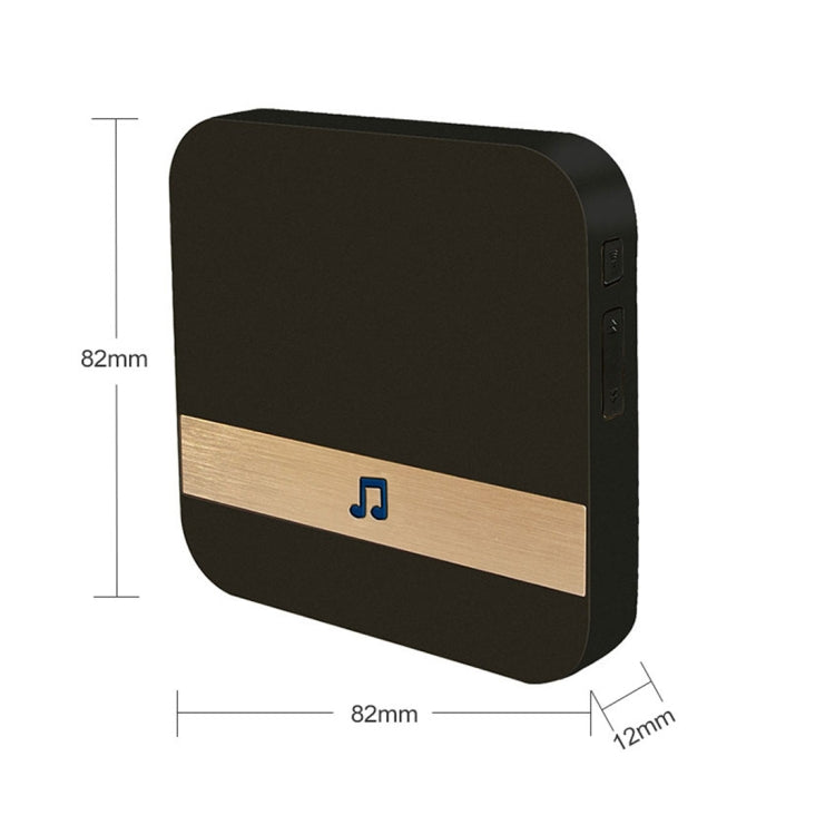 B10 52 Chimes 110dB Doorbell Receiver Low Power Consumption Home Door Tools, US Plug, AC 90-260V, B10 Gold US Plug, B10 Black US Plug, B10 White US Plug
