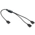 3 Pin 5V 1 to 2 Motherboard AURA RGB PC Cooling Extension Cable for Asus, 1 to 2