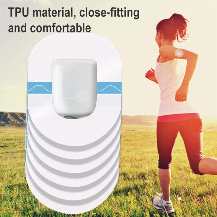 10 PCS 046 Transparent Invisible Sticker Sports Non-slip Anti-drop Fixed Adhesive Patch, 10 PCS (Transparent )