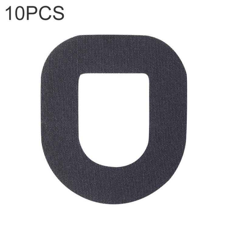 10 PCS 047 Men Women Sports Adhesive Patch Sweat-absorbent Breathable Non-slip Sticker, 10 PCS (Flesh Color), 10 PCS (Black)