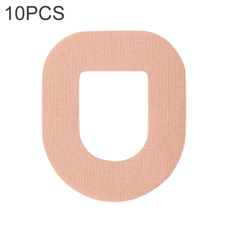 10 PCS 047 Men Women Sports Adhesive Patch Sweat-absorbent Breathable Non-slip Sticker, 10 PCS (Flesh Color), 10 PCS (Black)