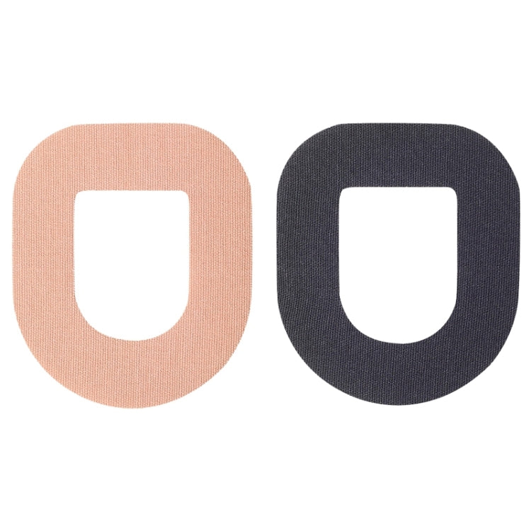 10 PCS 047 Men Women Sports Adhesive Patch Sweat-absorbent Breathable Non-slip Sticker, 10 PCS (Flesh Color), 10 PCS (Black)