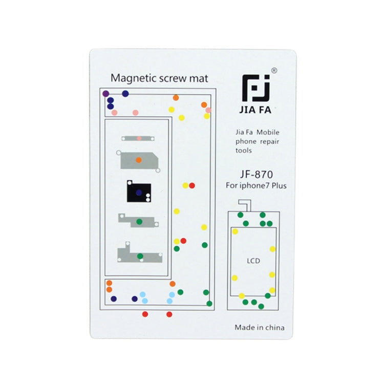 JIAFA Magnetic Screws Mat for iPhone 7 Plus , For 7P