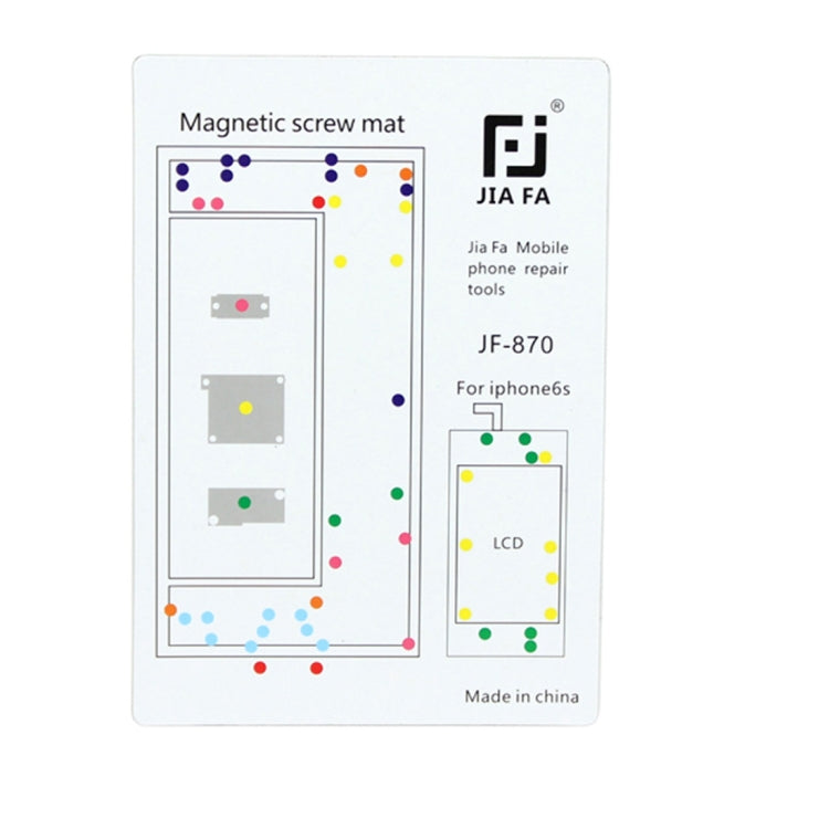 JIAFA Magnetic Screws Mat for iPhone 6s , For 6s
