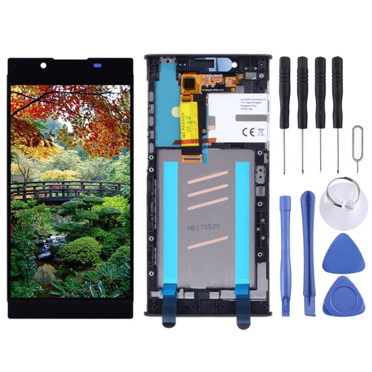 LCD Screen and Digitizer Full Assembly with Frame for Sony Xperia L1 G3311 G3312 G3313, For Xperia L1, For Xperia L1 OEM, Xperia L1