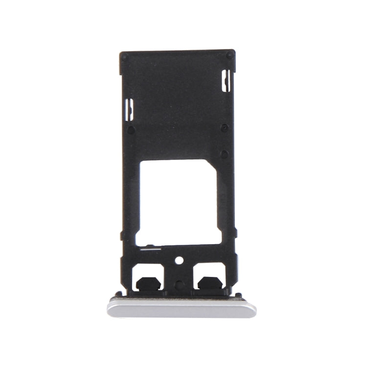 SIM Card Tray + Micro SD / SIM Card Tray + Card Slot Port Dust Plug for Sony Xperia X (Dual SIM Version), For Xperia X Dual SIM White, For Xperia X Dual SIM, For Xperia X Dual SIM Rose