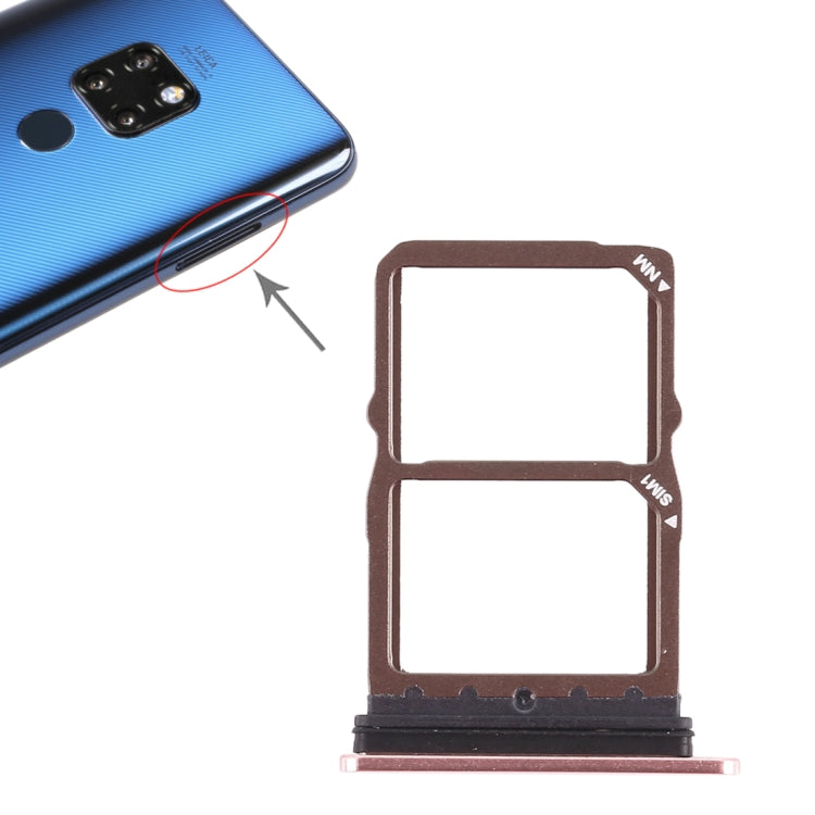 2 x SIM Card Tray for Huawei Mate 20, For Huawei Mate 20, For Huawei Mate 20 (Sapphire Blue)