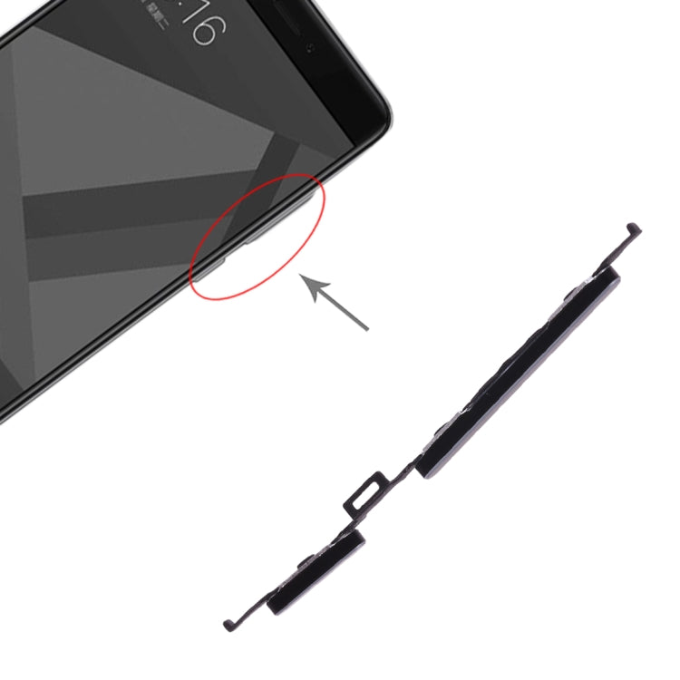 Power Button and Volume Control Button for Xiaomi Redmi Note 4X, For Xiaomi Redmi Note 4X
