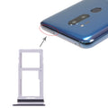 SIM Card Tray + SIM Card Tray / Micro SD Card Tray for LG G7 ThinQ G710 G710EM G710PM G710VMP G710ULM, For LG G7 ThinQ, For LG G7 ThinQ G710