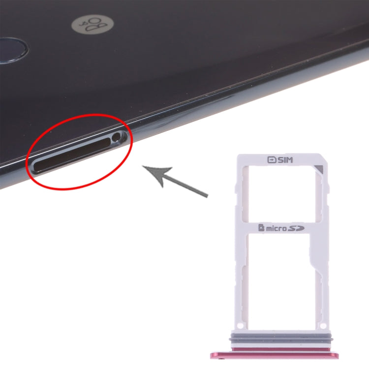 SIM Card Tray + SIM Card Tray / Micro SD Card Tray for LG V30 VS996 LS998U H933 LS998U, For LG V30