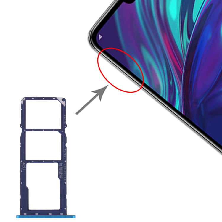 SIM Card Tray + SIM Card Tray + Micro SD Card Tray for Huawei Y7 (2019) / Y7 Pro (2019) / Y7 Prime (2019), For Huawei Y7 (2019), Fo Huawei r Y7 (2019)