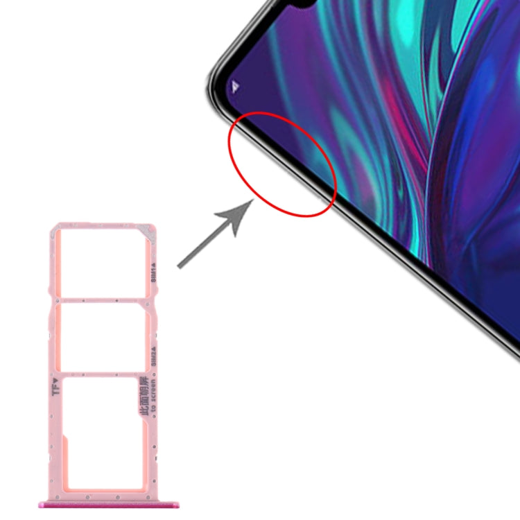 SIM Card Tray + SIM Card Tray + Micro SD Card Tray for Huawei Y7 (2019) / Y7 Pro (2019) / Y7 Prime (2019), For Huawei Y7 (2019), Fo Huawei r Y7 (2019)