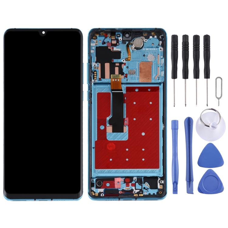 LCD Screen and Digitizer Full Assembly with Frame for Huawei P30 Pro, For Huawei P30 Pro (Twilight), For Huawei P30 Pro with Frame, For Huawei P30 Pro (Breathing Crystal)