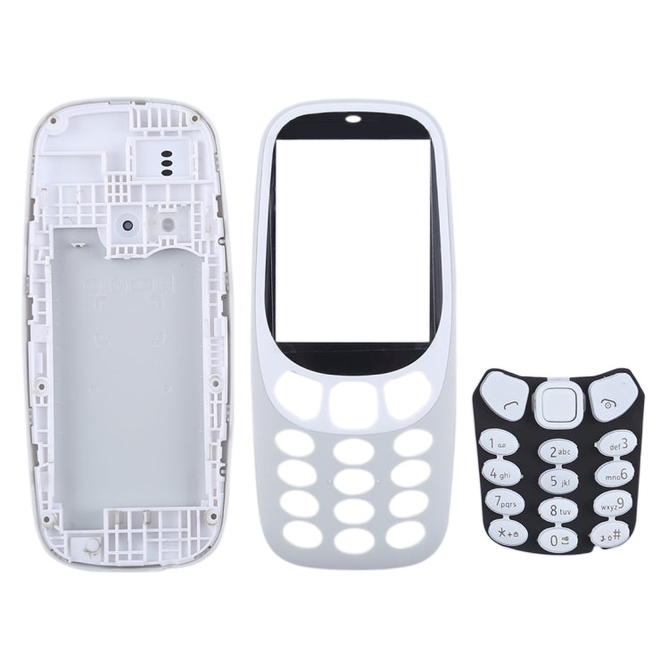 Full Assembly Housing Cover with Keyboard for Nokia 3310, For  3310(Grey), For Nokia 3310, For 3310(Yellow)