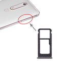 SIM Card Tray + SIM Card Tray / Micro SD Card Tray for Nokia 6.1 / 6 (2018) / TA-1043 TA-1045 TA-1050 TA-1054 TA-1068, For Nokia 6.1