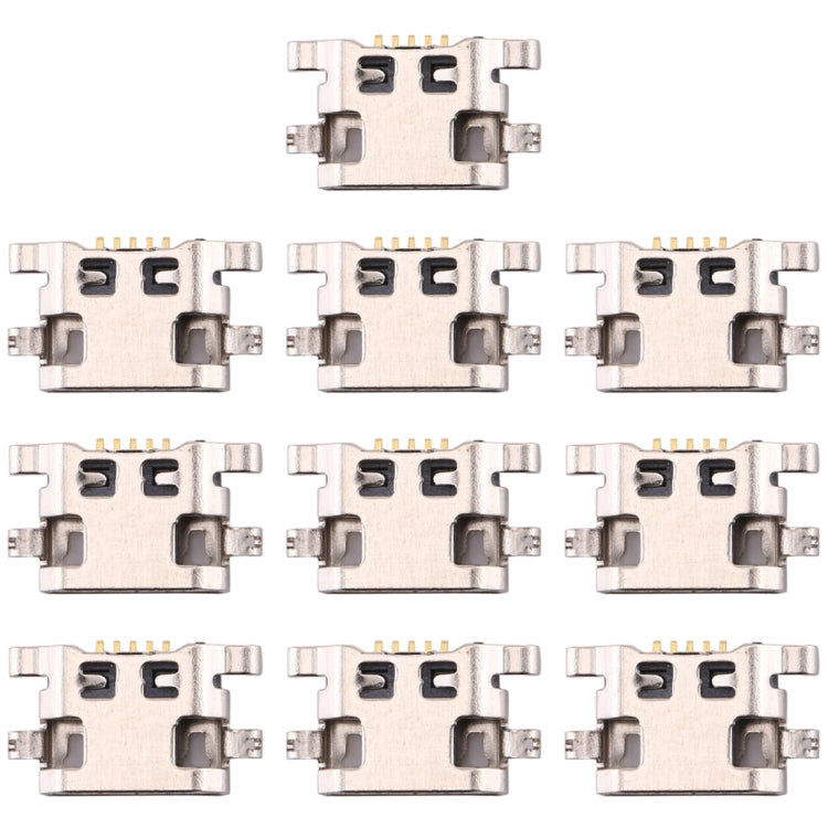 10 PCS Charging Port Connector for Nokia 2, For Nokia 2