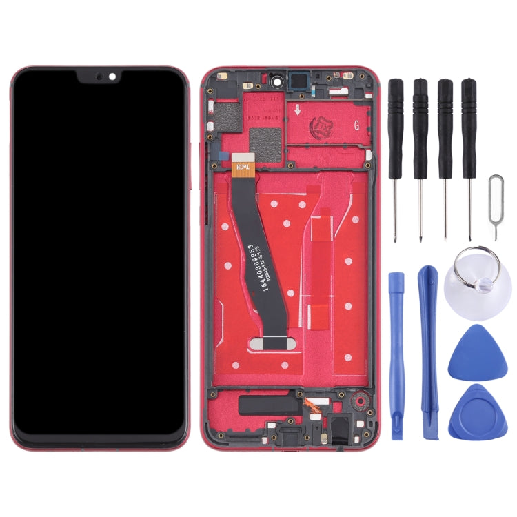 LCD Screen and Digitizer Full Assembly with Frame for Huawei Honor 8X, For Huawei Honor 8X