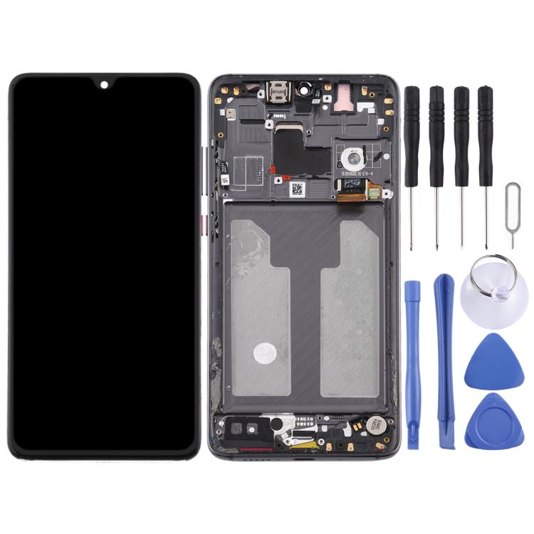 LCD Screen and Digitizer Full Assembly with Frame for Huawei Mate 20, For Huawei Mate 20