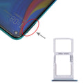 SIM Card Tray + SIM Card Tray / Micro SD Card Tray for Huawei Enjoy 10 Plus, For Huawei Enjoy 10 Plus