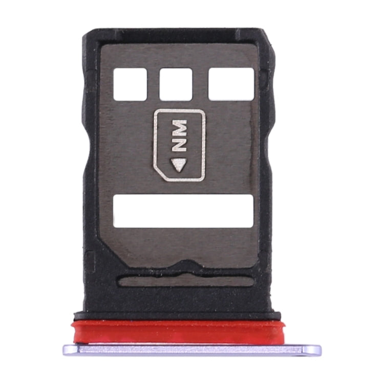 SIM Card Tray + NM Card Tray for Huawei Mate 30, For Huawei Mate 3 (Light Purple), For Huawei Mate 3