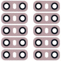 10 PCS Back Camera Lens with Adhesive for LG G6 H870/H871/H872/ LS993, LG G6 (Pink), LG G6 (Blue), LG G6 (Gold)
