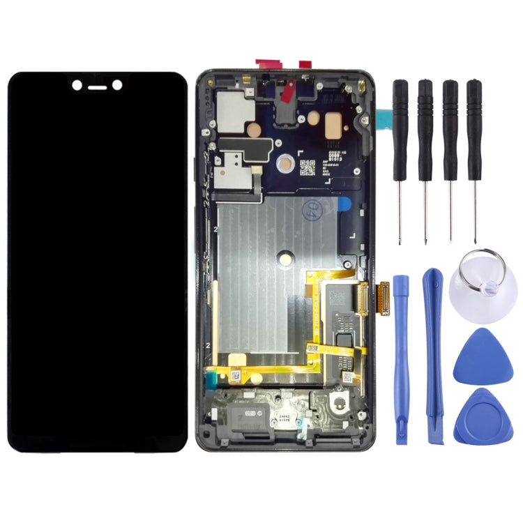 LCD Screen and Digitizer Full Assembly with Frame for Google Pixel 3 XL, For Google Pixel 3 XL with Frame, For Google Pixel 3 XL(Gold)