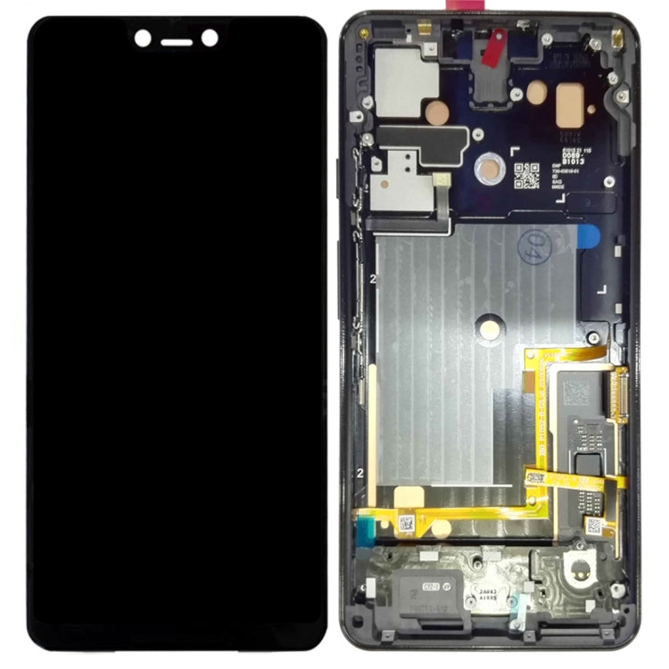 LCD Screen and Digitizer Full Assembly with Frame for Google Pixel 3 XL, For Google Pixel 3 XL with Frame, For Google Pixel 3 XL(Gold)