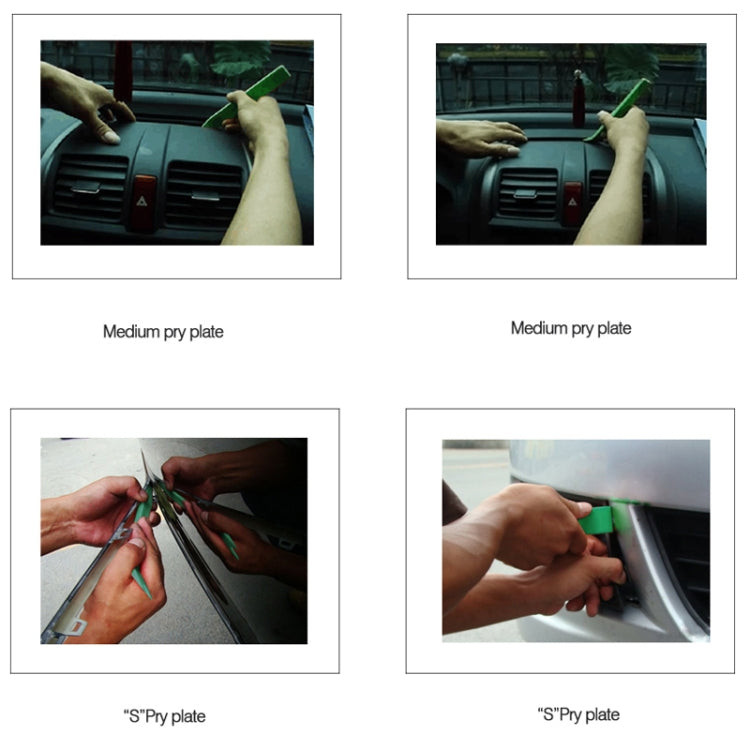 BEST-129 Double Bend Head Plastic Pry Tool, 129  Pry Tool