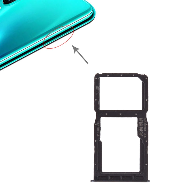 SIM Card Tray +  SIM Card Tray / Micro SD Card for Huawei P30 Lite, For Huawei P30 Lite