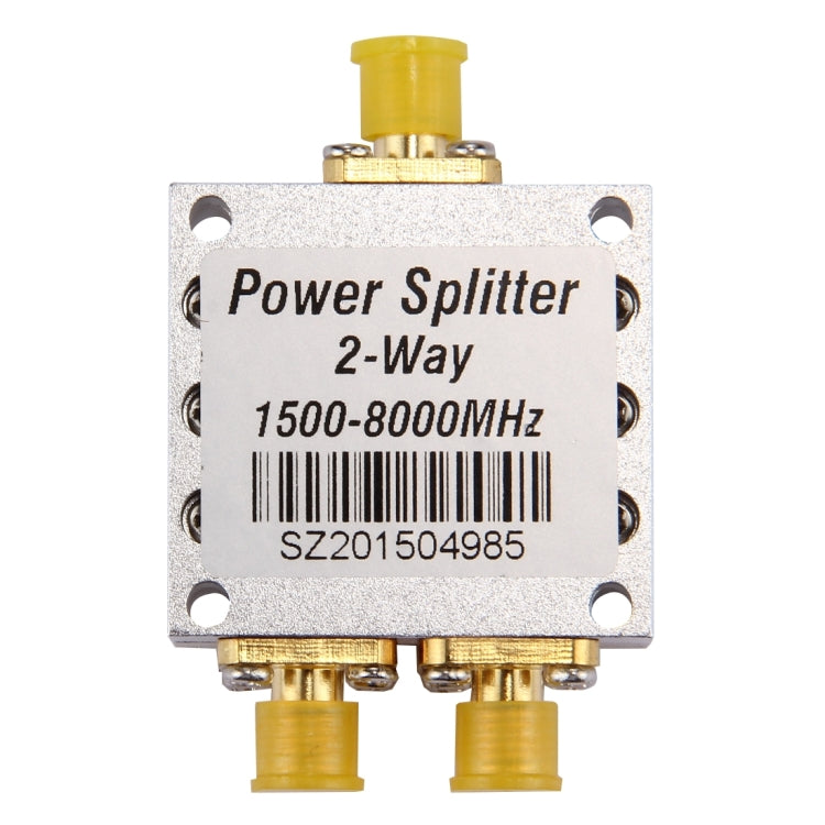 1500-8000MHz SMA Female Adapter 2-Way Power Splitter, 2-Way Power Splitter