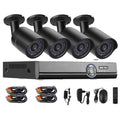 A4B5 4 Channel 720P 1.0 Mega Pixel 4 x Bullet AHD Cameras AHD DVR Kit, Support Night Vision / Motion Detection, IR Distance: 20m, A4B5 Kit