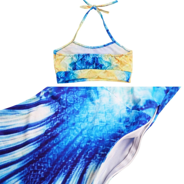 3 PCS / Sets Children Swimming Mermaid Tails Bikini Cosplay Mermaid Swimwear, Size: 150, Size: 150