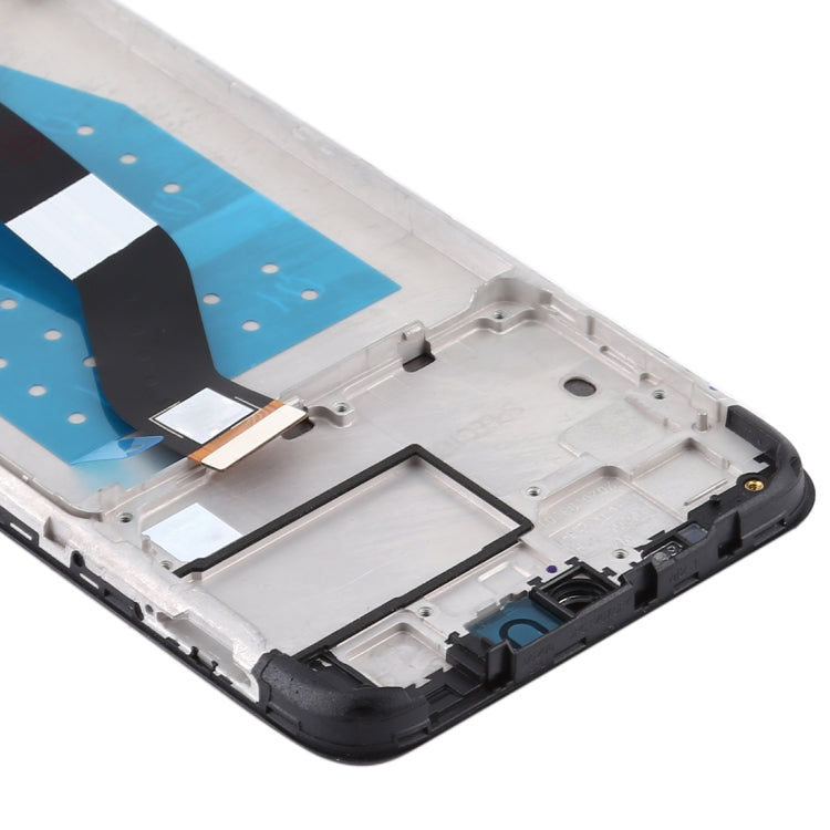 LCD Screen and Digitizer Full Assembly With Frame for Motorola Moto G8 Power Lite, For Moto G8 Power Lite