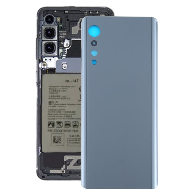 Battery Back Cover for LG Velvet LMG910EMW LM-G910EMW / Velvet 5G KR Version LM-G900N LM-G900EM, For LG Velvet KR Version, For LG Velvet (Illusion Sunset)