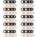 For OPPO F15 CPH2001 10pcs Back Camera Lens, For OPPO F15