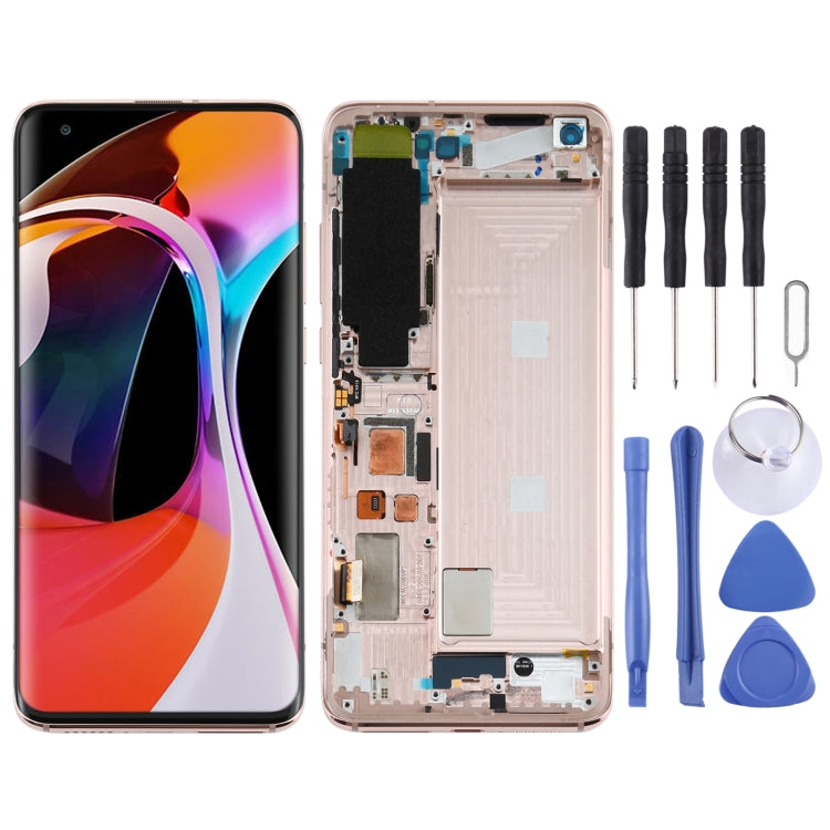 LCD Screen and Digitizer Full Assembly With Frame for Xiaomi Mi 10 5G / Mi 10 Pro 5G M2001J2G, M2001J2I (S Version), For Xiaomi Mi 10 5G(S Version)(Grey), For Xiaomi Mi 10 5G (S Version)(Gold)