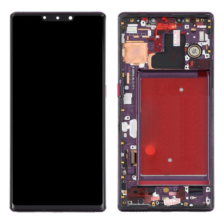 LCD Screen and Digitizer Full Assembly with Frame for Huawei Mate 30 Pro, For Huawei Mate 30 Pro