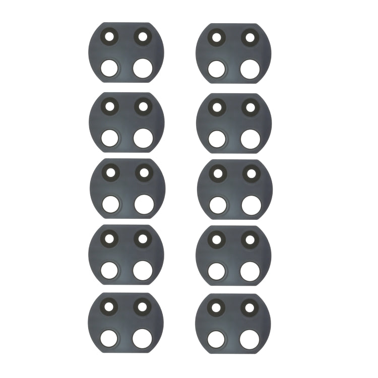 10 PCS Back Camera Lens for Xiaomi Redmi Note 9 Pro 5G M2007J17C, For Xiaomi Redmi Note 9 Pro 5G