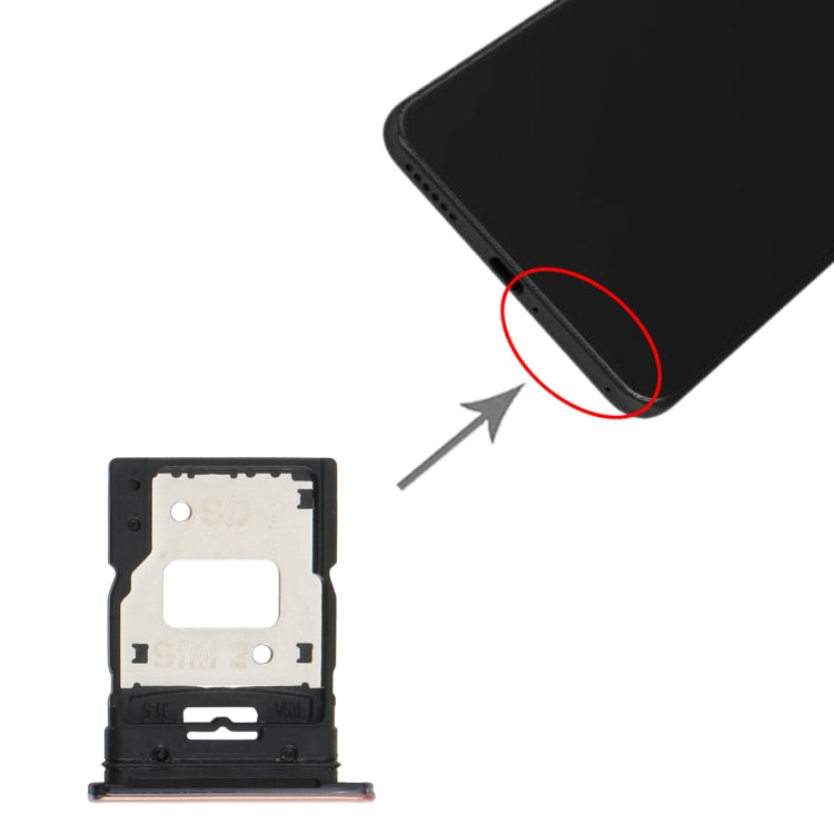 SIM Card Tray + SIM Card Tray / Micro SD Card Tray for Xiaomi Mi 11 Lite/11 Lite 5G NE M2101K9AG, For Xiaomi Mi 11 Lite