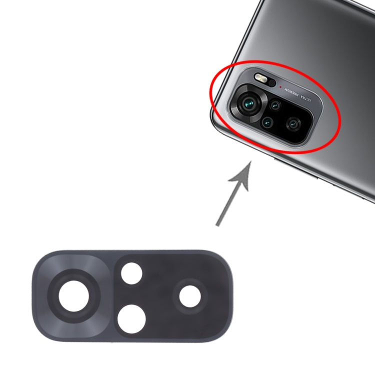 10 PCS Back Camera Lens for Xiaomi Redmi Note 10 4G M2101K7AI M2101K7AG, For Xiaomi Redmi Note 10 4G(Black), For Xiaomi Redmi Note 10 4G