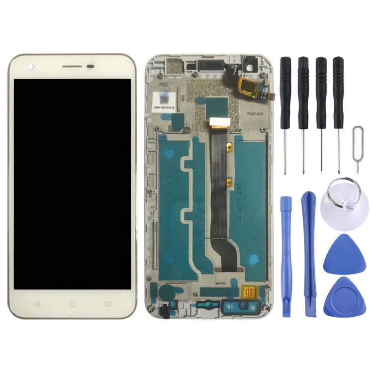 LCD Screen and Digitizer Full Assembly with Frame for Vodafone Smart Ultra 6 VF-995N VF995N, For Vodafone Smart Ultra 6