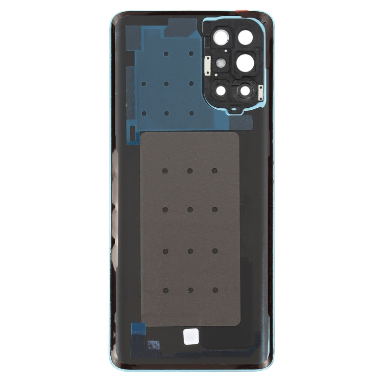 For OnePlus 9R Battery Back Cover with Camera Lens Frame, For OnePlus 9R
