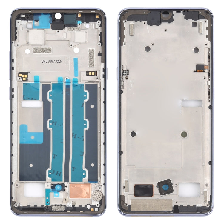 Front Housing LCD Frame Bezel Plate for TCL 10 Plus T782H, For TCL 10 Plus, For TCL 10 Plus (Blue)