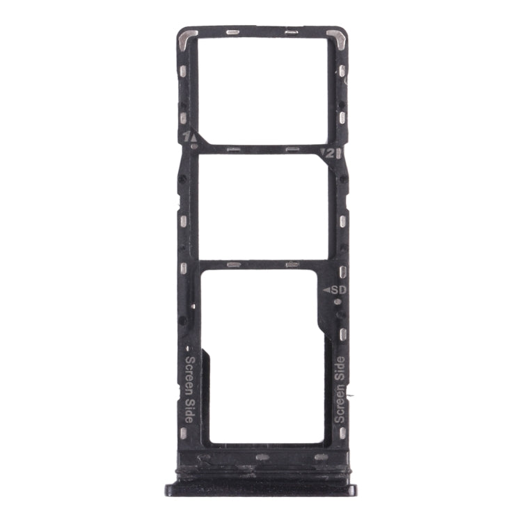 For Tecno Spark 6 Air KE6 KE6J KF6 SIM Card Tray + SIM Card Tray + Micro SD Card Tray, For Tecno Spark 6 Air  (White), For Tecno Spark 6 Air