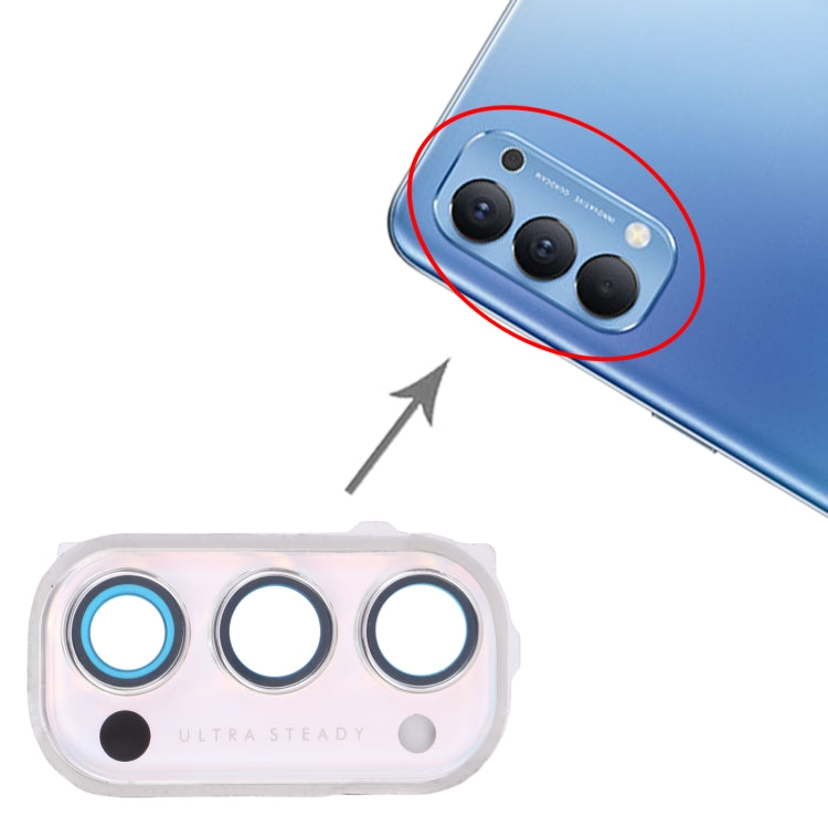 For OPPO Reno4 5G PDPM00, PDPT00, CPH2091  Camera Lens Cover, For OPPO Reno4 5G, For OPPO Reno4 5G (Red)
