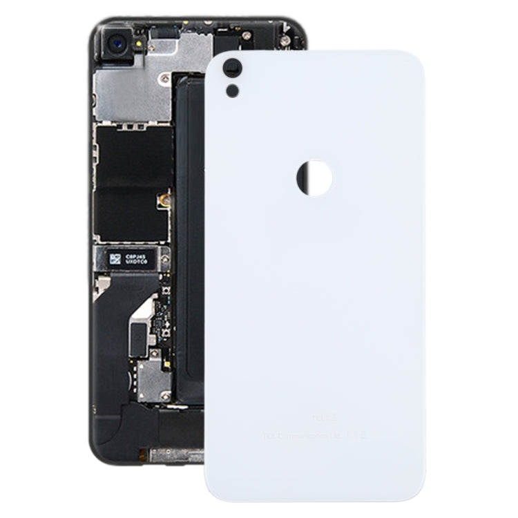 For Alcatel One Touch Shine Lite 5080 5080X 5080A 5080U 5080F 5080Q 5080D Glass Battery Back Cover, For Alcatel One Touch Shine Lite(White), For Alcatel One Touch Shine Lite