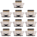 10 PCS Charging Port Connector for Motorola One Vision / Moto P50 XT1970-1, For Motorola One Vision / Moto P50
