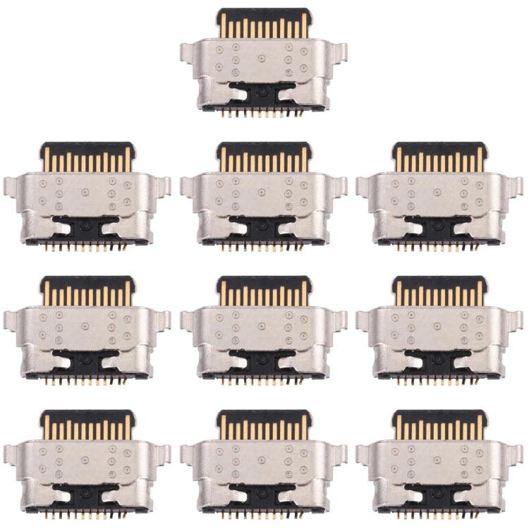 10 PCS Charging Port Connector for Motorola Moto G9 Plus XT2087-1, For Motorola Moto G9 Plus